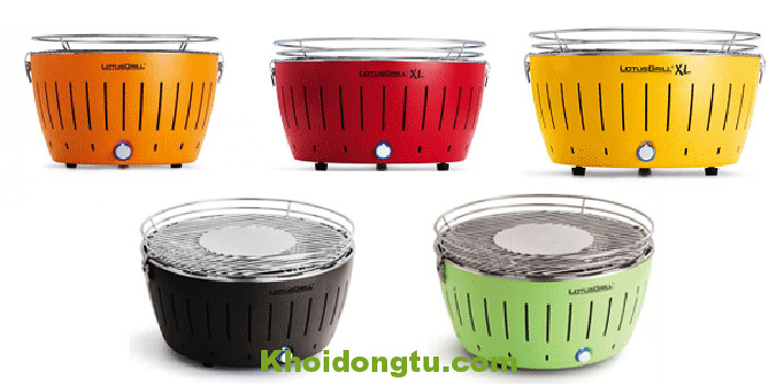 Các màu của Bếp Nướng Than Hoa BN02
