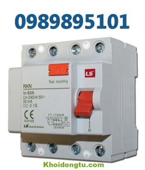 RCBO LS CB tép bảo vệ quá tải và chống rò điện, loại RKP, RKN